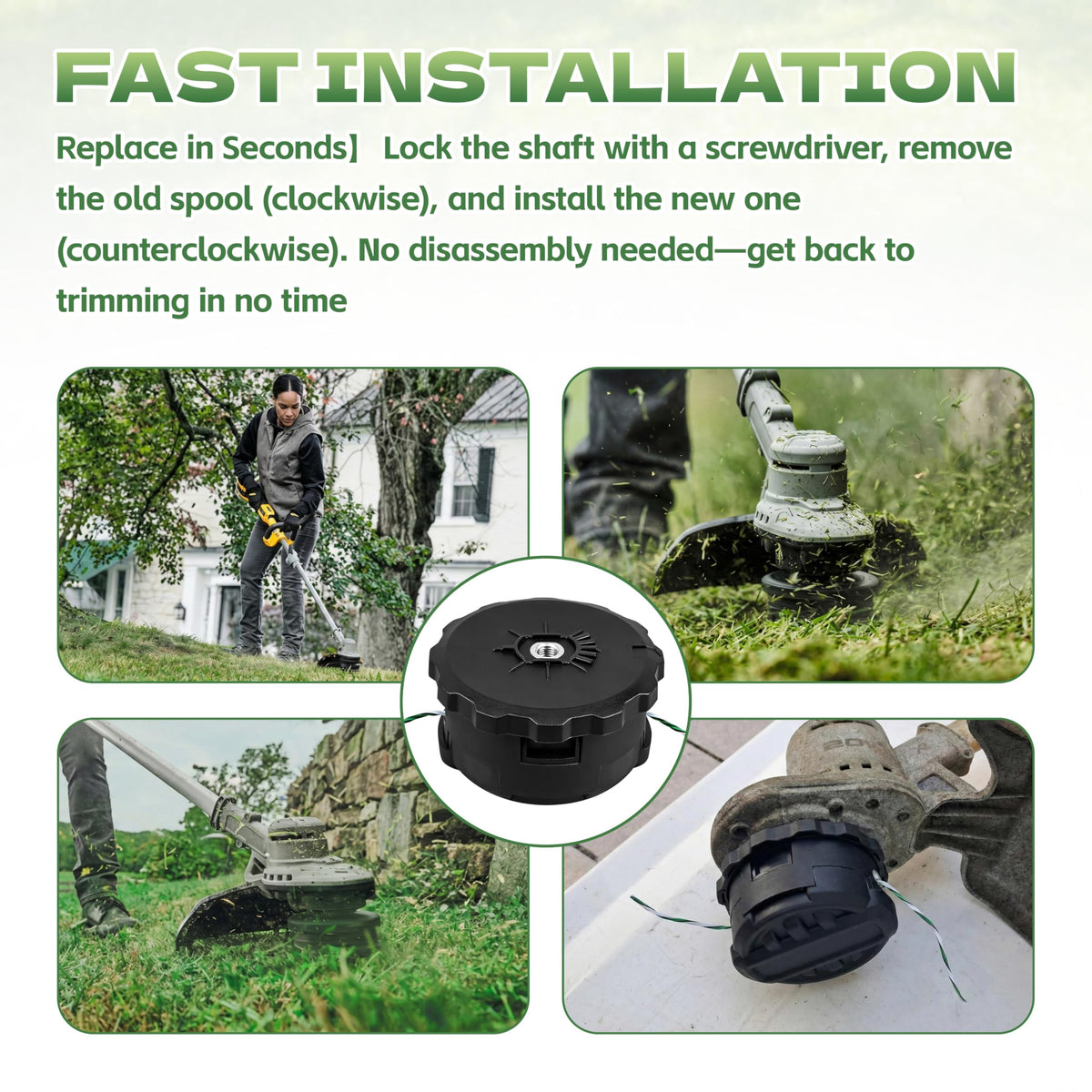 KIBOVAMO DWO1DT995 lightweight head improves maneuverability for precise edging.