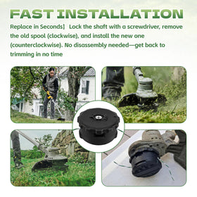 KIBOVAMO DWO1DT995 lightweight head improves maneuverability for precise edging.