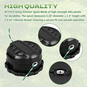 KIBOVAMO DWO1DT995 upgraded feed design minimizes downtime during yard trimming.