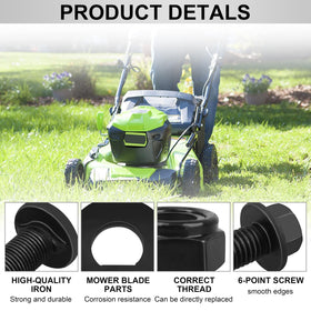 KIBOVAMO washers providing proper spacing for durable blade mounting