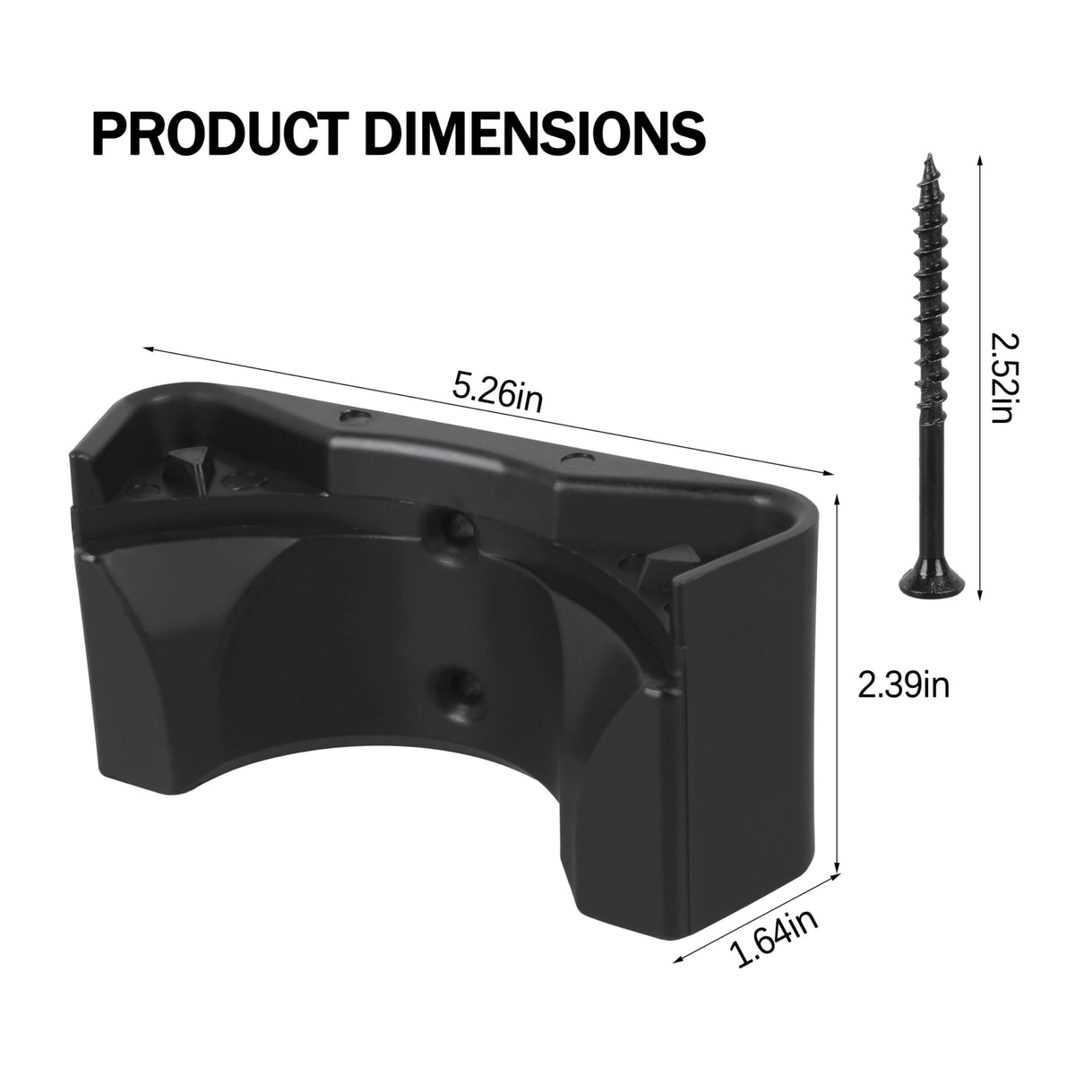 KIBOVAMO bracket installation screws included for quick setup