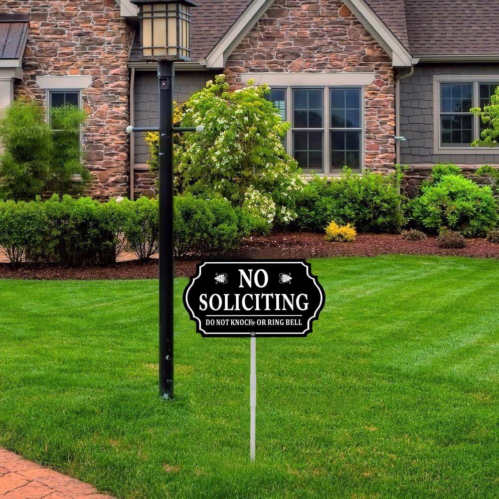Sign features large bold letters visible from afar