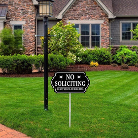 Sign features large bold letters visible from afar