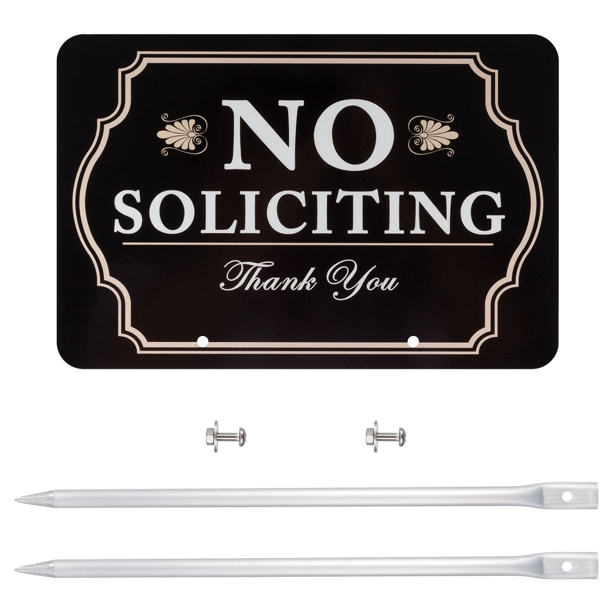 Kichwit sign installs quickly with pre-drilled holes and included hardware.