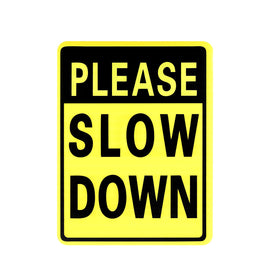 Kichwit sign with high-contrast printing for distance readability.
