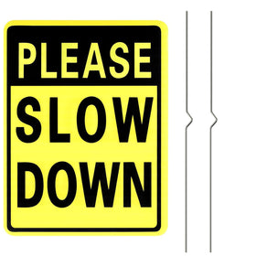 Kichwit yard signs come in a two-pack for easy neighborhood visibility.