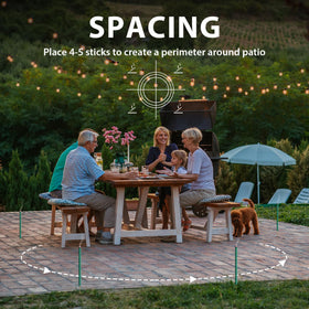 KICKOUTOR citronella lemongrass rosemary blend aroma enhances outdoor moments.
