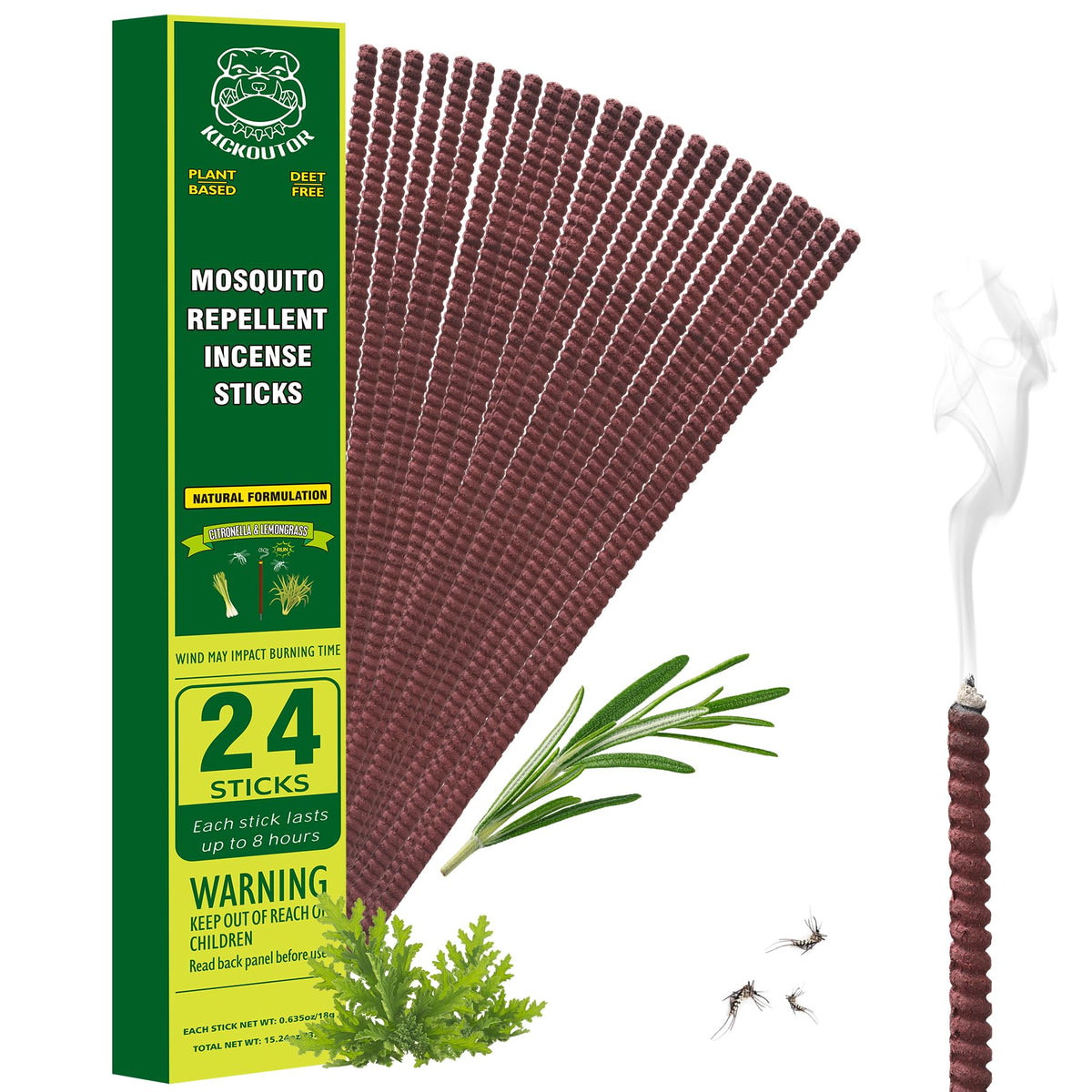 KICKOUTOR outdoor mosquito repellent pack for patios provides long-lasting protection.