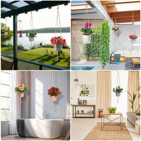 Kicovitifa pots range 4–10 inches supports many plant sizes securely.