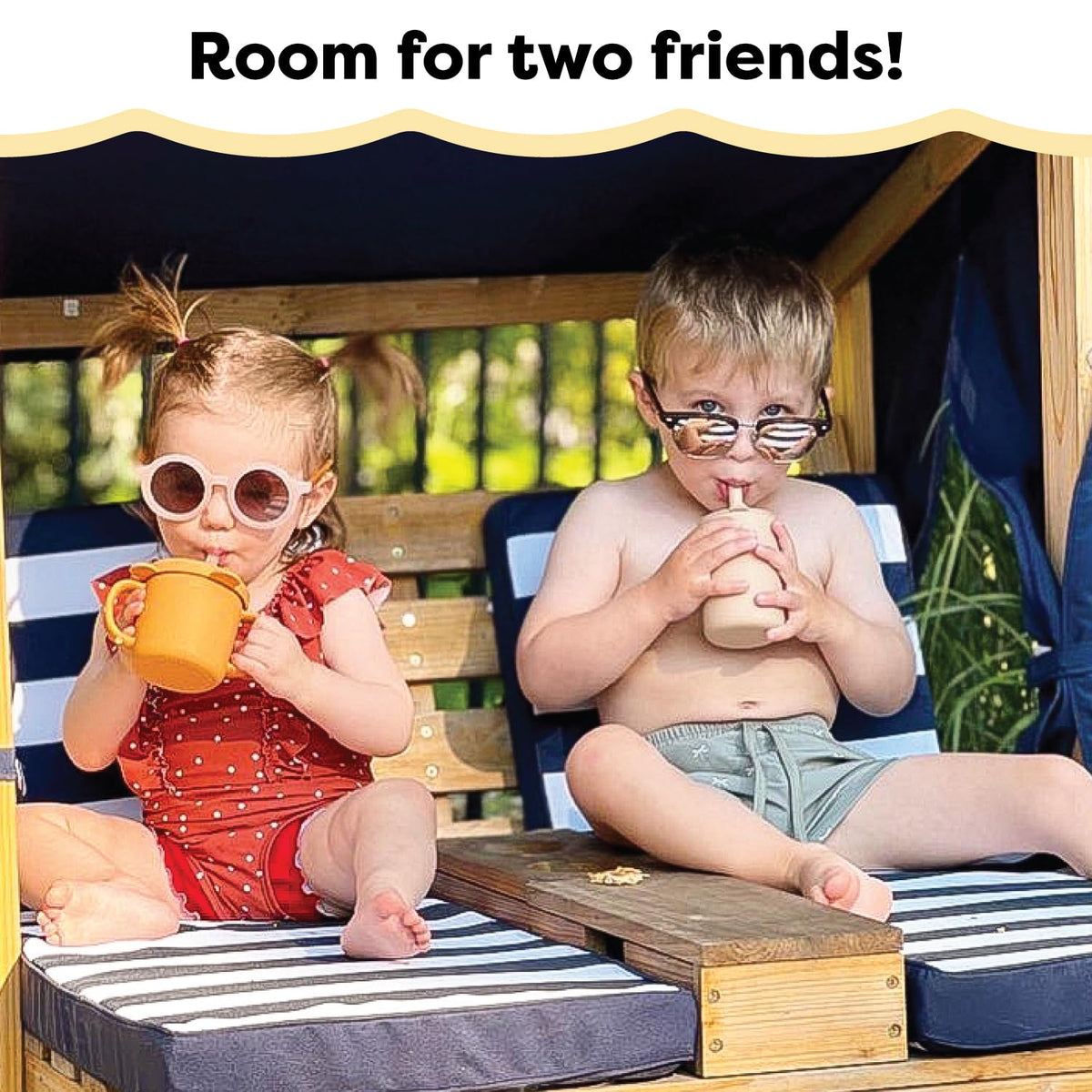 KidKraft weather-resistant frame withstands seasons with minimal maintenance