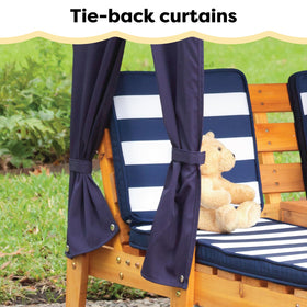 KidKraft two-seat lounge encourages sharing during sunny backyard days
