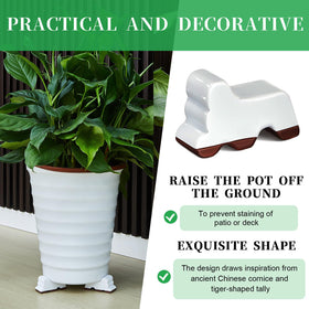 Kigeli resin feet promote airflow and protect surfaces.