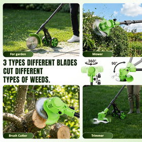 Kihoplly adjustable head and ergonomic handle for comfortable control