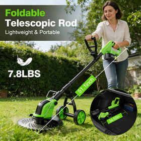Kihoplly lightweight, ergonomic handle design for comfortable use.