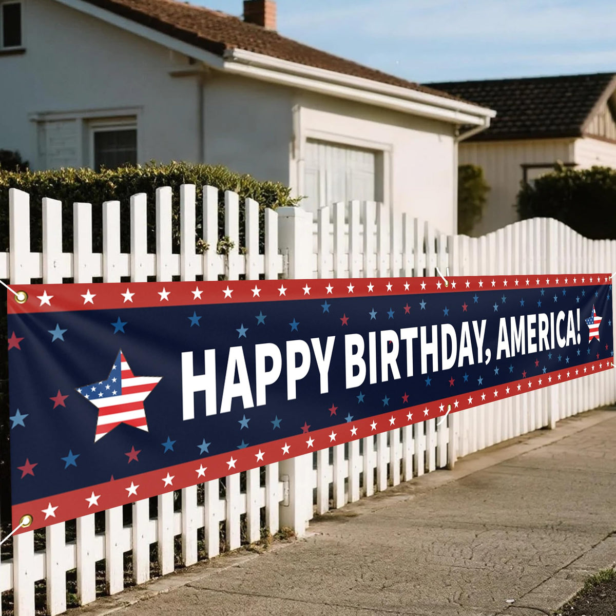 KIIPOAPAU 250-years banner front view for outdoor celebrations