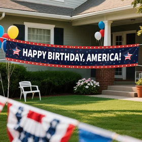 KIIPOAPAU 250-years banner kit with copper buckles and ribbon for easy mounting