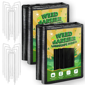 Kijamilee weed barrier with durable-pp-material for long-lasting weed control.