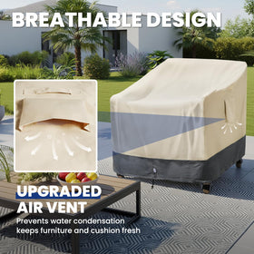Kikcoin fit across rocking, swivel, and Adirondack chairs