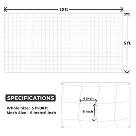 Kikhope heavy-duty polyester plant netting with durable weave resists wind and rain for reliable support.