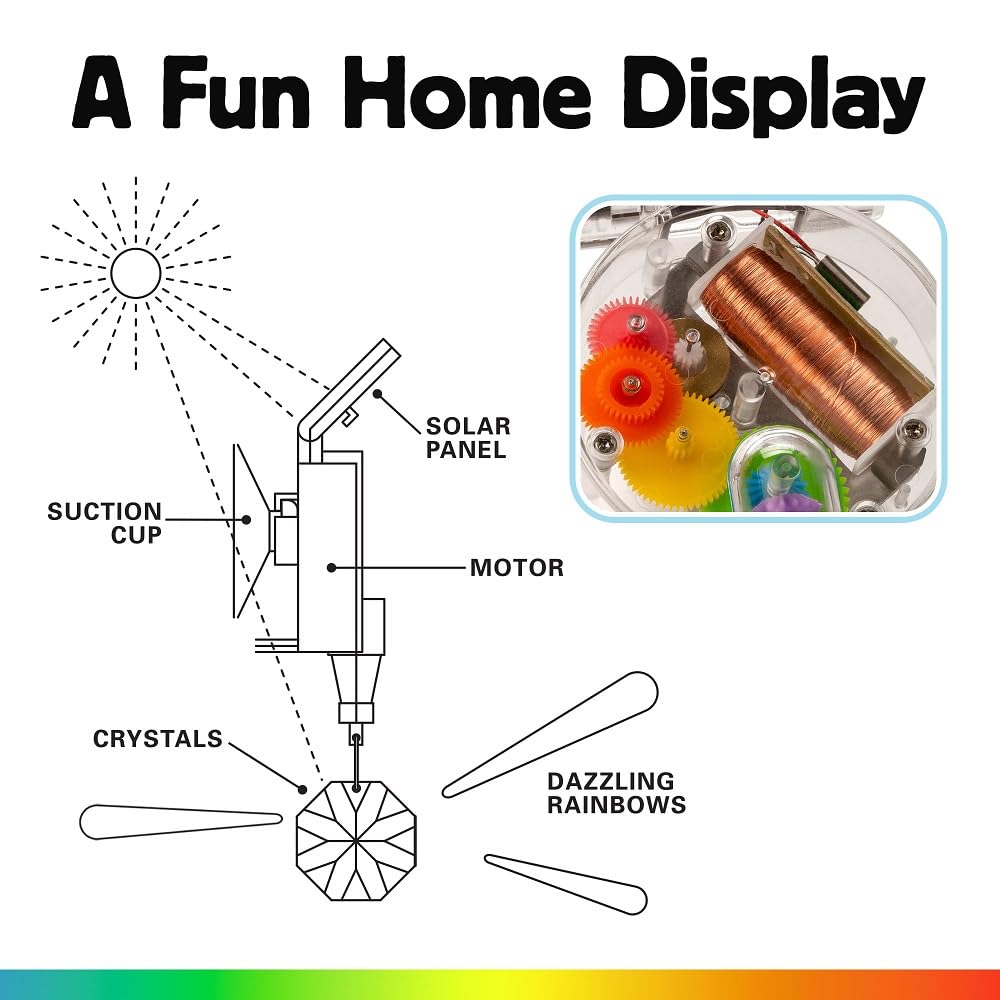 Kikkerland Rainbow Maker family-friendly decor that entertains kids and pets