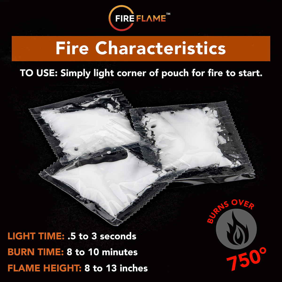 Kiknek FireFlame odorless wax close-up emphasizes clean indoor or outdoor use