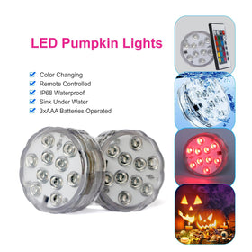 KIKOMO pool light with remote control for easy color and mode changes