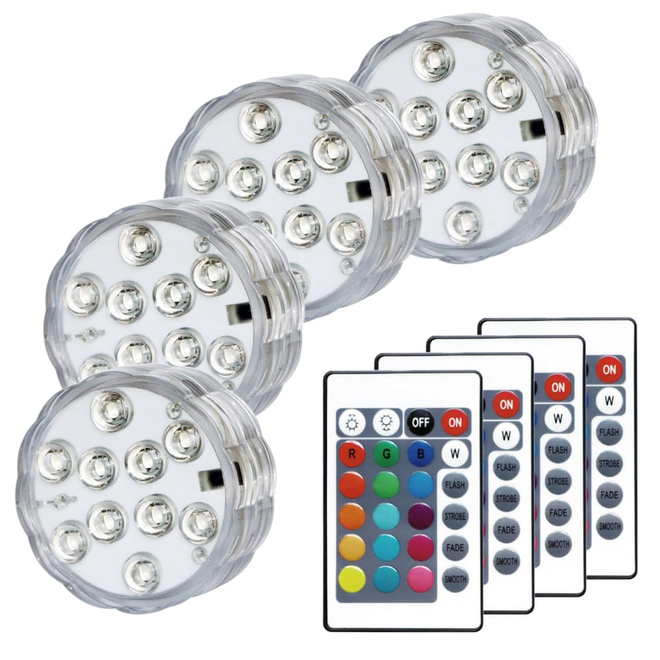 KIKOMO submersible LED pool light with vibrant color options for night-time ambiance