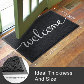 KILOCOCO lightweight PVC mat is easy to clean and maintain.