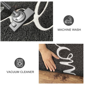 KILOCOCO low-profile mat with rubber backing for non-slip stability.