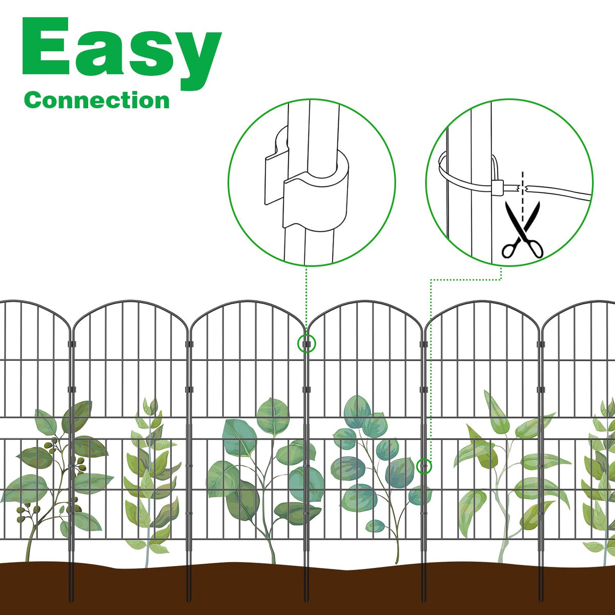 Kimazo dog garden barrier keeps small pets safely contained outdoors