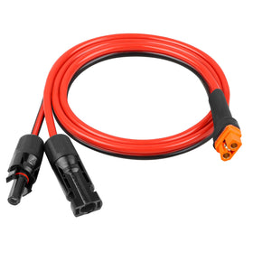Kimbluth 10AWG XT60i extension cable ready for 3 ft solar power runs.