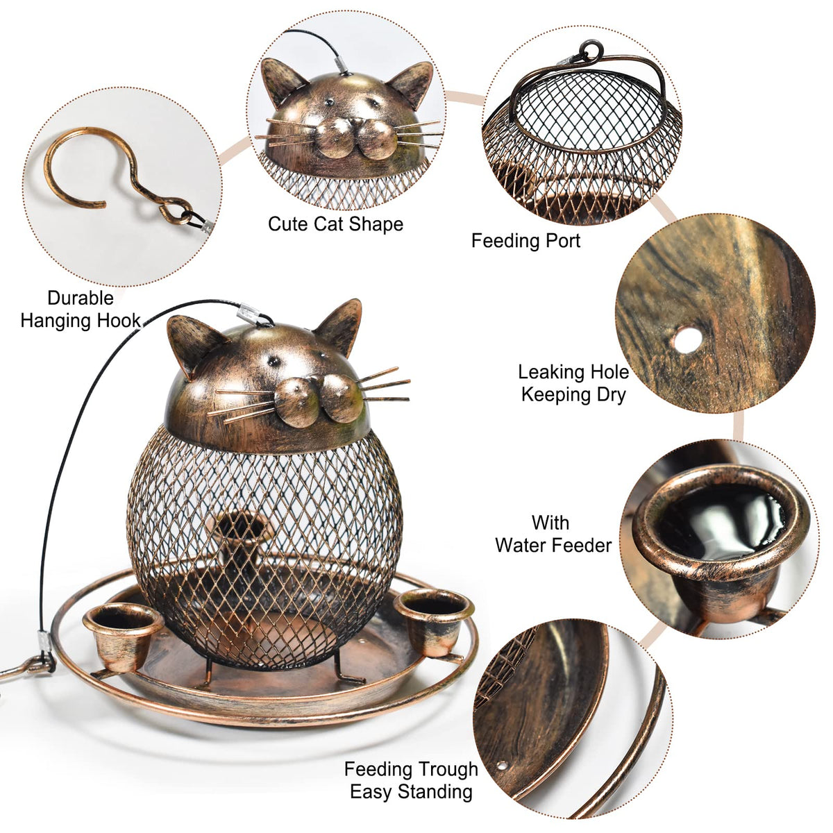 KIMCHOMERSE durable metal construction ensures long-lasting outdoor use.
