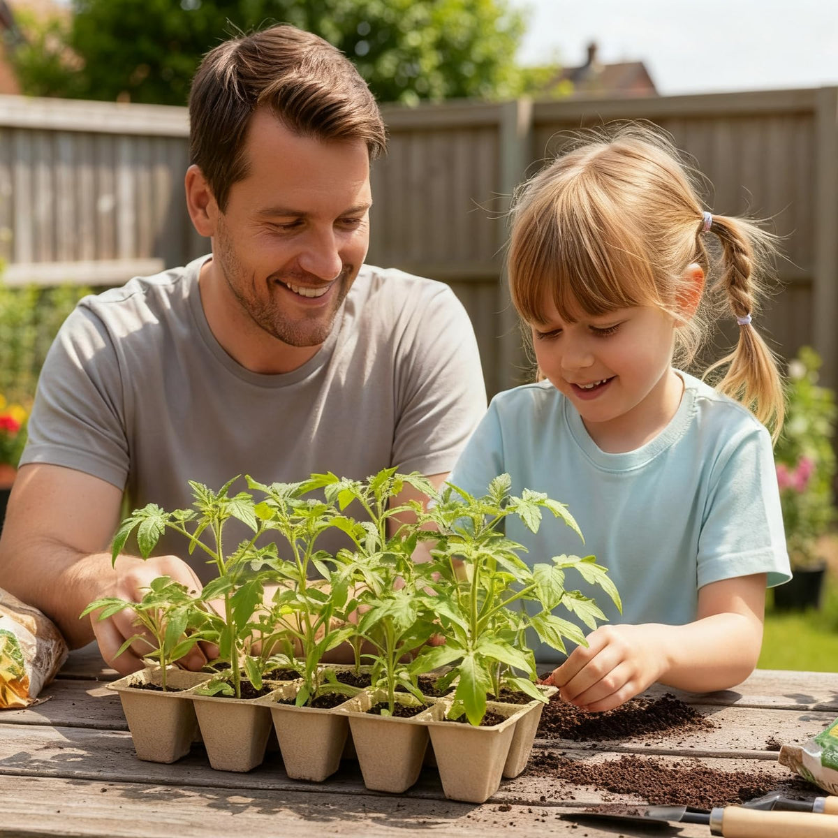 Kimdozee breathable peat pots encourage healthy root development.