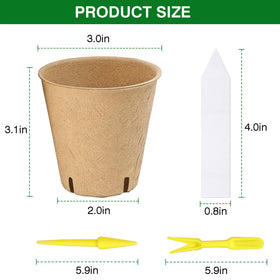 Kimdozee plant labels help organize seedlings for faster greenhouse planning.