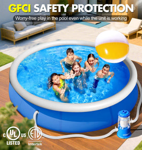 KimFilter 1000 GPH GFCI safety indicator for family protection