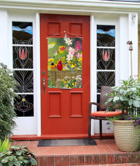 KIMPUDSEN all-weather burlap flag resists fading for year-round outdoor decor.