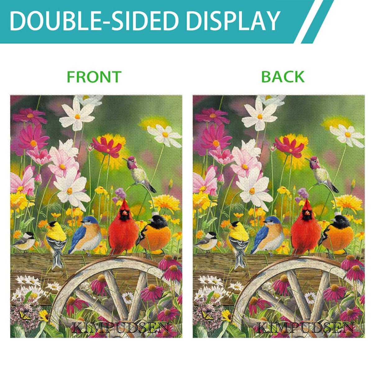 KIMPUDSEN double-stitch detail demonstrates durability for outdoor seasons