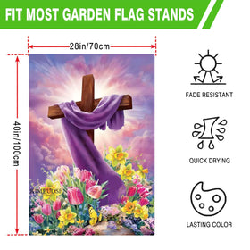 KIMPUDSEN porch garden flag brightens outdoor entryways