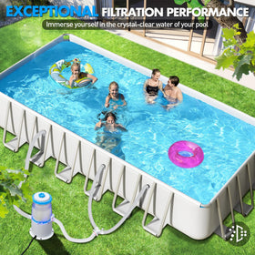 KimPump 1000 GPH delivers rapid filtration for medium-to-large above-ground pools.