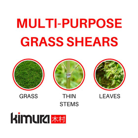 Kimura Pro Grass Shears hand guard for improved grip and safety.