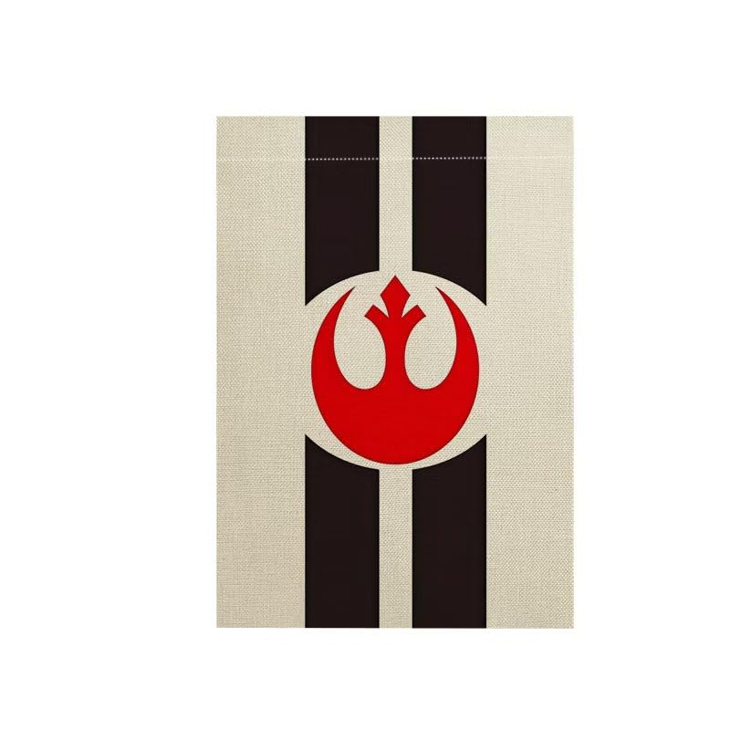 Kind Girl Rebel Alliance flag side view, double-sided color for visibility.
