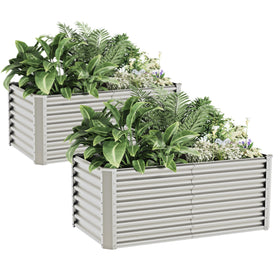 Kinddeer 4x2x2ft raised bed assembly enables quick, tool-free setup.