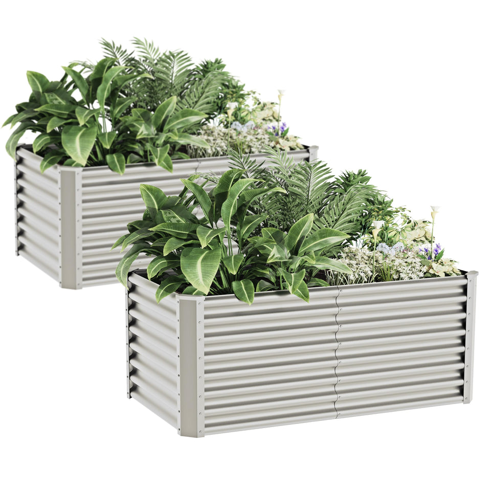 Kinddeer 4x2x2ft raised bed assembly enables quick, tool-free setup.