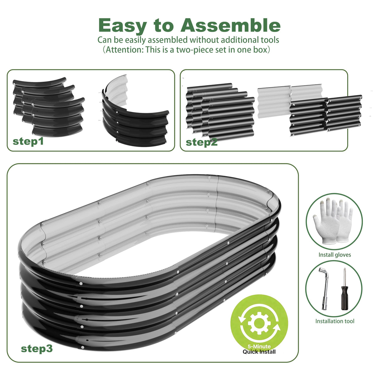 Durable galvanized steel frame of Kinddeer bed resists rust