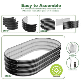 Durable galvanized steel frame of Kinddeer bed resists rust