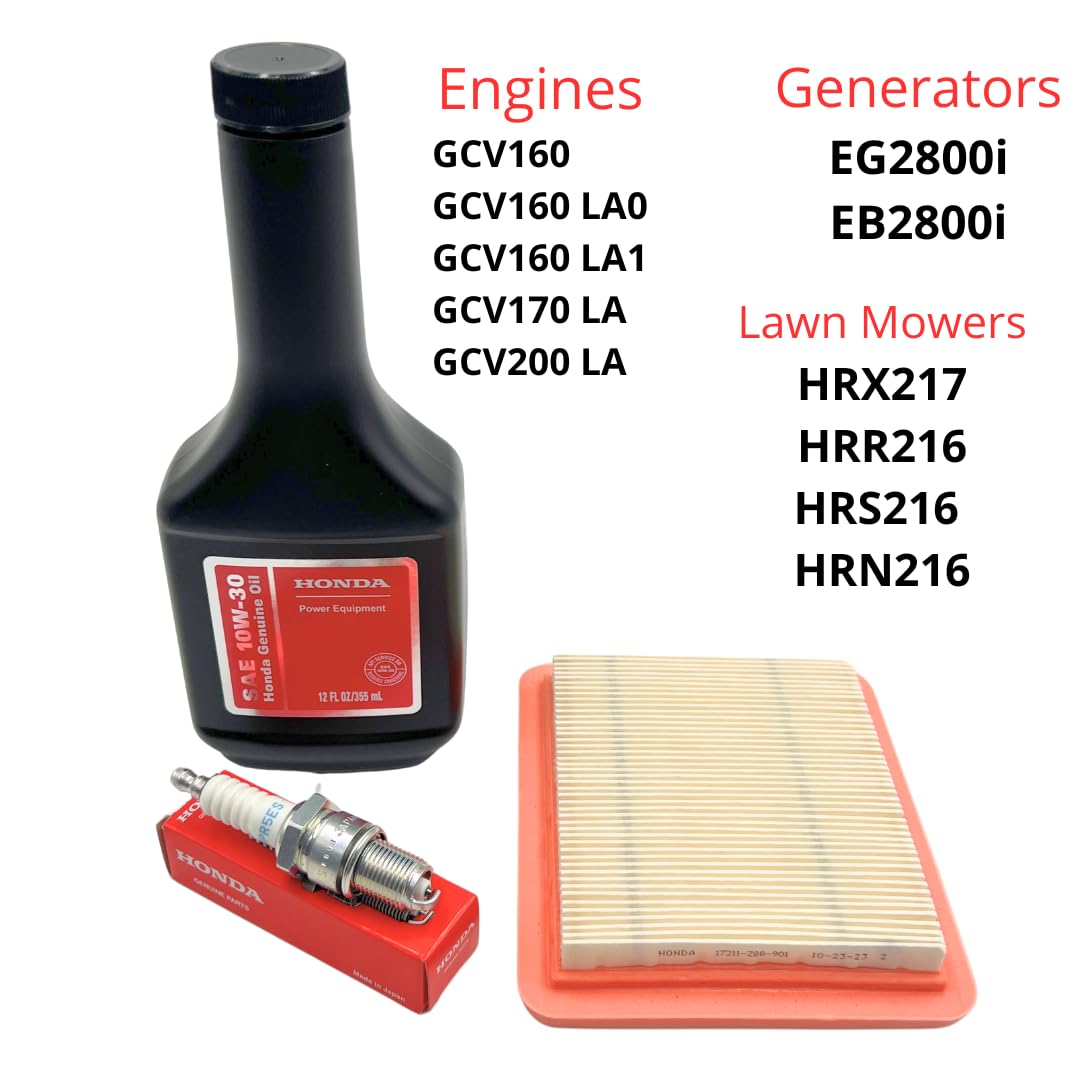KINDZA tune-up kit air filter for Honda mowers improves clean air intake