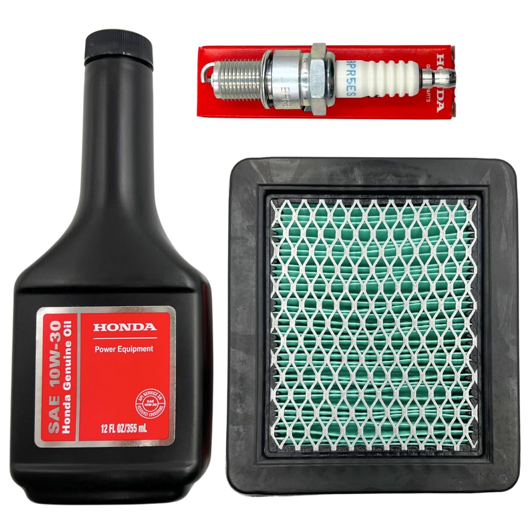 Kindza tune up kit Honda GCV135 air filter close-up improves airflow and engine efficiency.