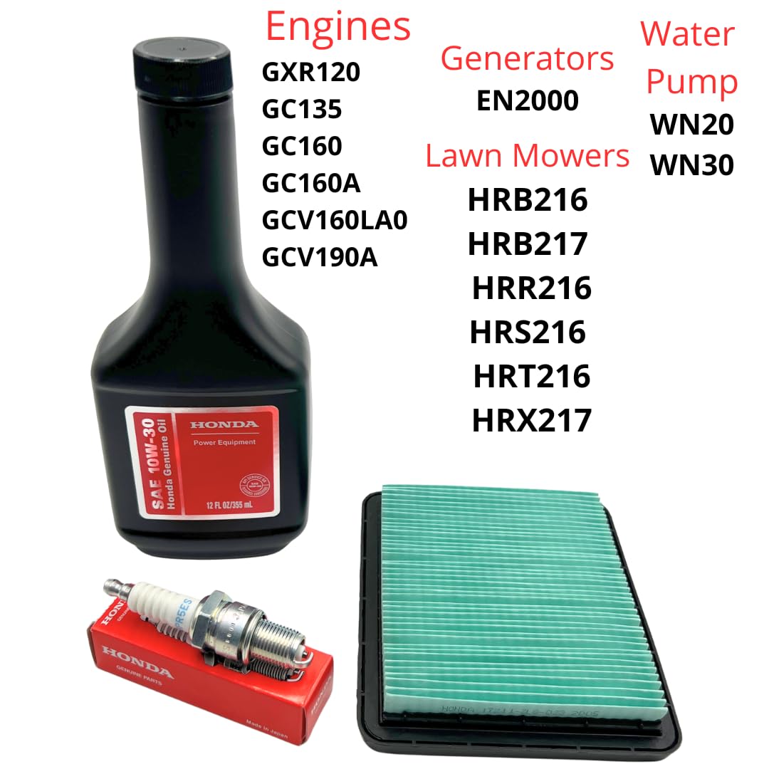 Kindza tune up kit Honda GCV135 spark plug ready for clean starts and steady ignition.