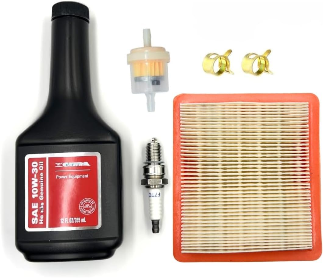 Kindza Tune-Up Oil 355 ml for lawn mowers improving engine protection and smooth operation.
