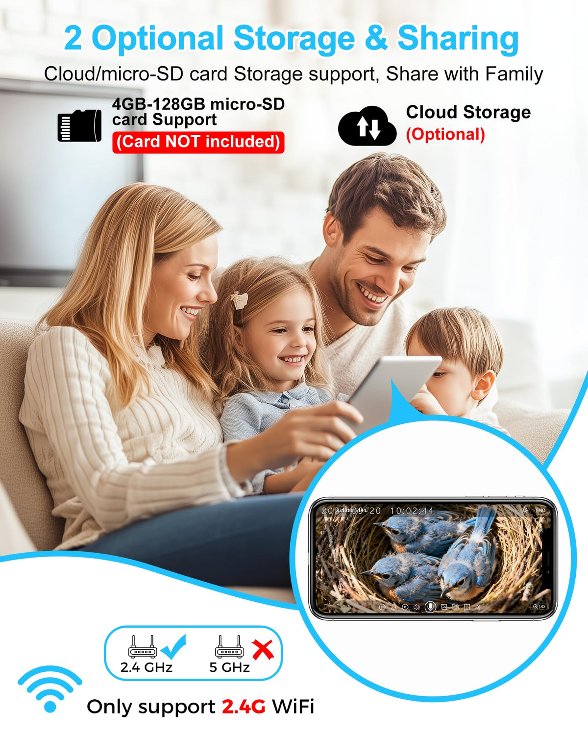 KinetCam ideal gift for bird lovers and backyard wildlife watchers.